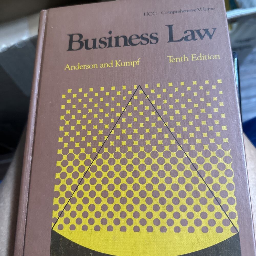 Business‎ Law Tenth Edition Anderson And Kumpf